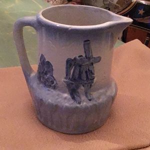 Salt Glaze Pottery Pitcher - Vintage